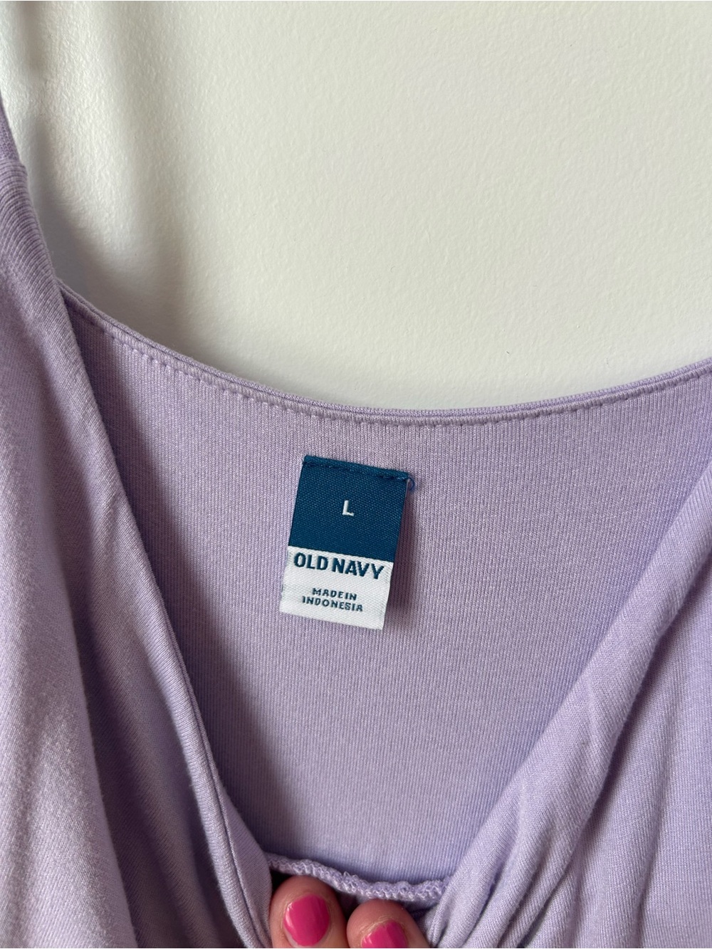 Old Navy Lavender Spaghetti Strap Midi Dress - Picture 3 of 4